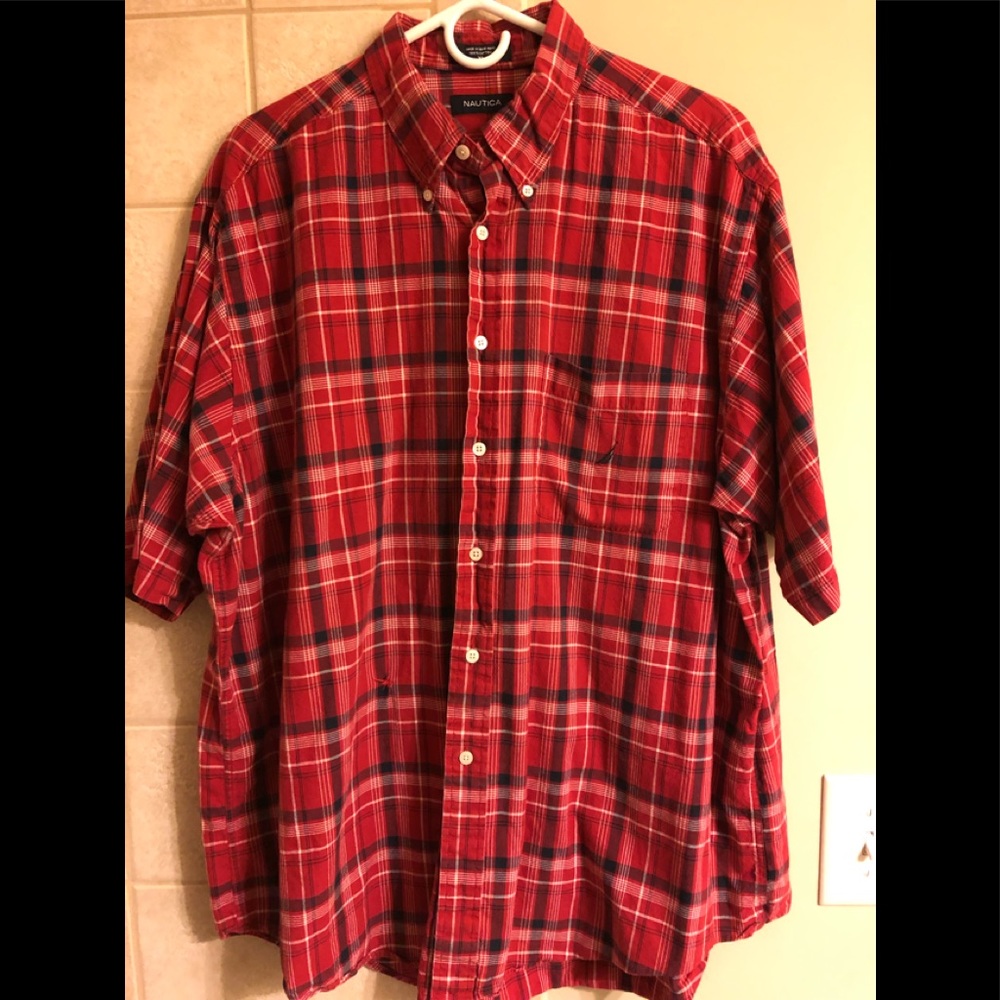 Nautica Button Down Short Sleeve Shirt
